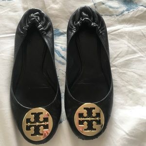 Tory Burch Flats 8.5 Black